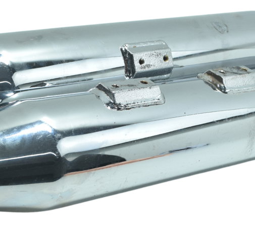Par Ponteira Escape Detal Harley Softail Fat Boy Flstf 11-15