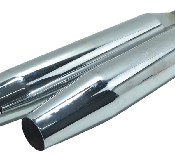 Par Ponteira Escape Detal Harley Softail Fat Boy Flstf 11-15