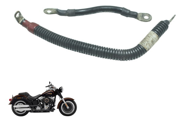 Cabo Bateria +/- Harley Softail Fat Boy Flstf 11-15 Original