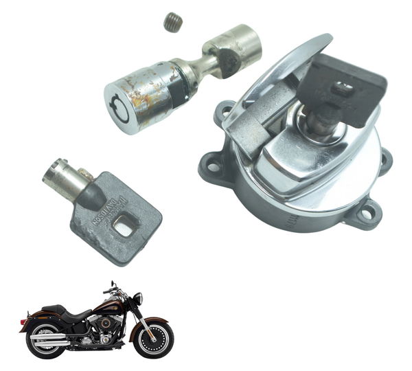 Kit Chave Ignição Harley Softail Fat Boy Flstf 11-15 Orig