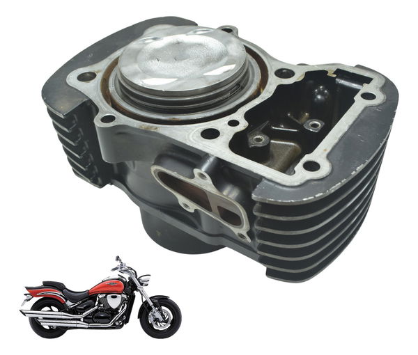 Cilindro Pistão Anéis Tras Suzuki Boulevard M 800 05-11 Orig