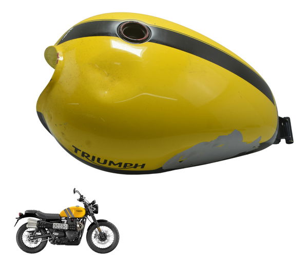 Tanque C/ Detalhes Triumph Scrambler 900 17-23 Original