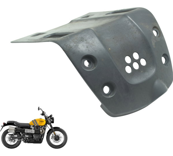 Carenagem Inferior Triumph Scrambler 900 17-23 Original Preto