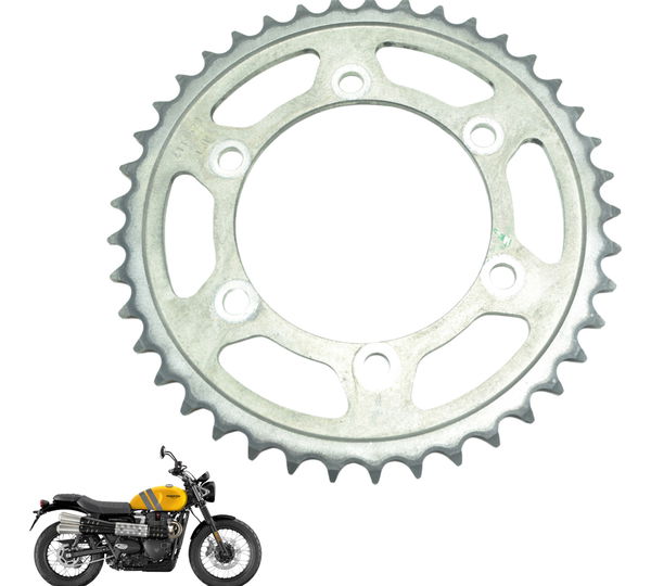 Coroa Triumph Scrambler 900 17-23 Original Prateado