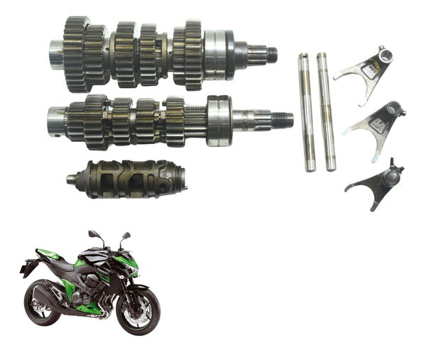 Caixa Marcha Câmbio Completa Kawasaki Z 800 13-17 Original