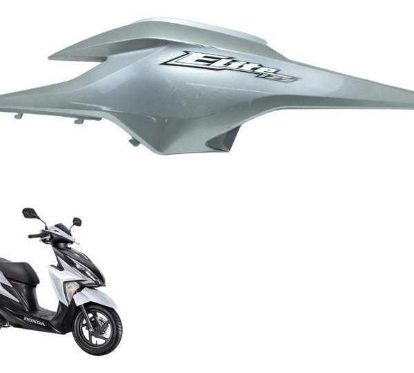 Carenagem Lateral Esquerda C/det Honda Elite 125 18-22 Orig Cinza