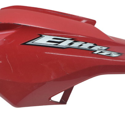 Carenagem Lateral Esq C/ Detalhes Honda Elite 125 18-22 Orig Vermelho