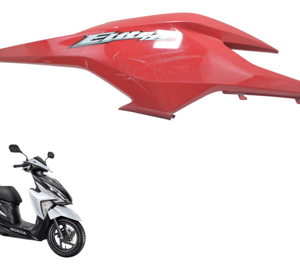 Carenagem Lateral Dir C/ Detalhes Honda Elite 125 18-22 Orig Vermelho