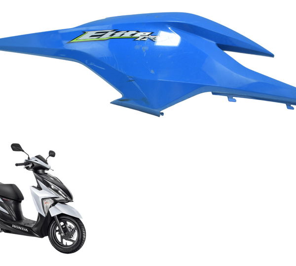 Carenagem Lateral Direita C/ Det Honda Elite 125 18-22 Orig Azul
