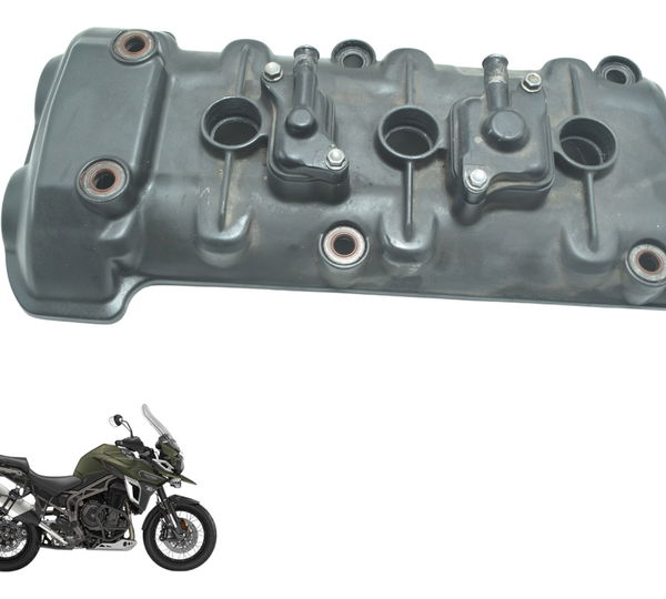 Tampa Cabeçote Triumph Tiger 1200 12-21 Ex Original Cinza-escuro