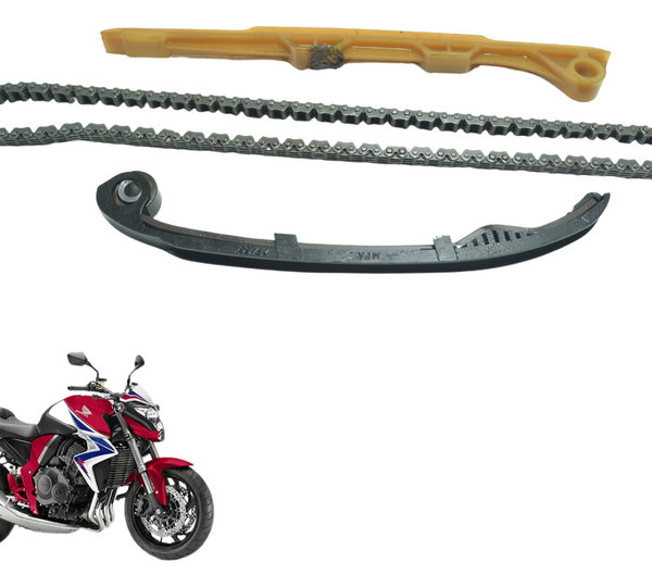 Kit Guia Tensor Corrente Comando Honda Cb 1000 R 11-16 Orig