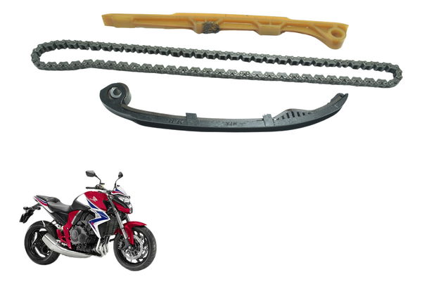 Kit Guia Tensor Corrente Comando Honda Cb 1000 R 11-16 Orig