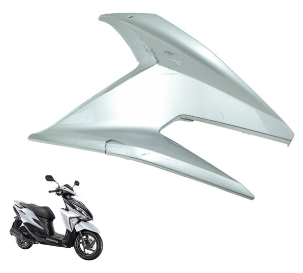 Carenagem Farol Dir C/ Avaria Honda Elite 125 18-22 Original Cinza