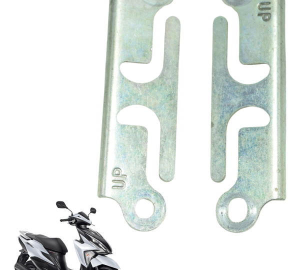 Par Suporte Bomba Combustível Honda Elite 125 18-22 Original Cinza