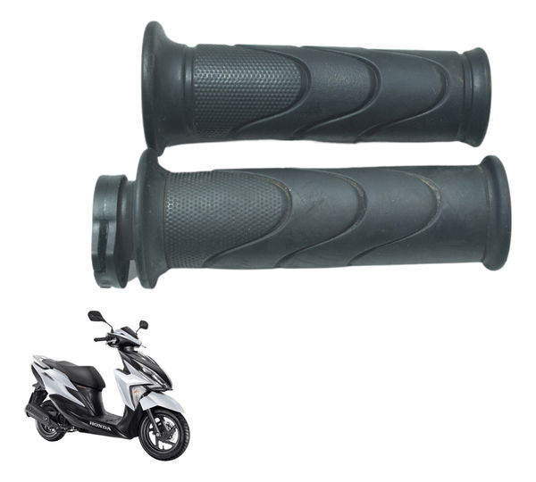 Par Manoplas Honda Elite 125 18-22 Original Preto