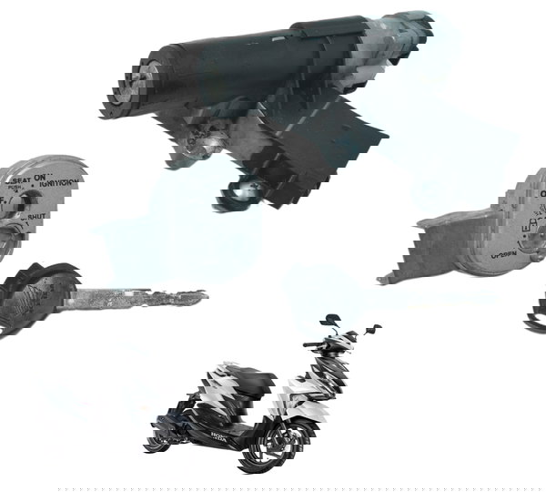 Kit Chave Ignição Honda Elite 125 18-22 Original