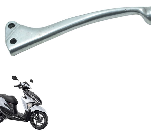 Manete Freio Traseiro Honda Elite 125 18-22 Original Cinza