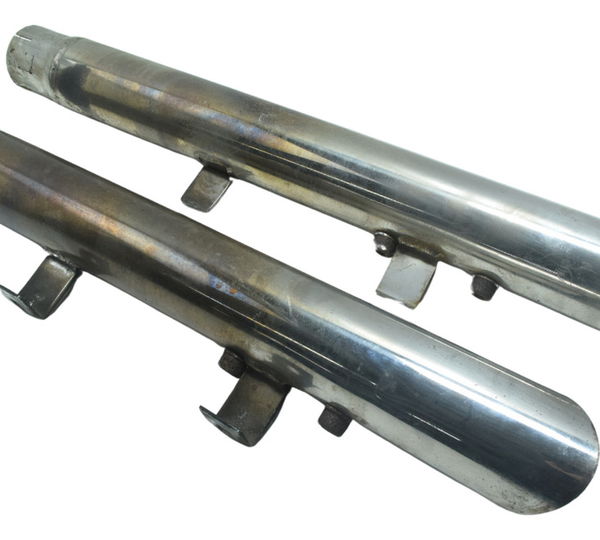 Par Ponteira Escape C/ Avaria Harley 883 R Sportster 08-09