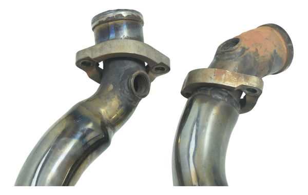 Par Ponteira Escape C/ Detalhes Harley 883 R Sportster 08-09