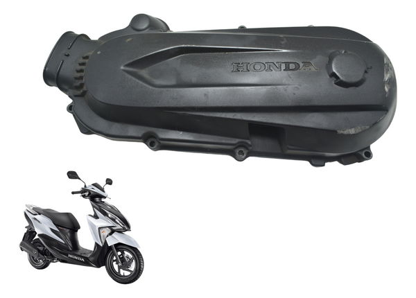 Tampa Motor Esquerdo C/ Det Honda Elite 125 18-22 Original