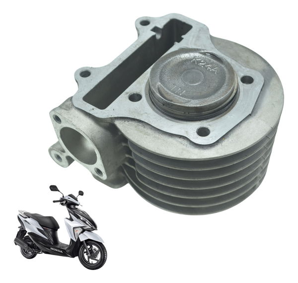 Cilindro Pistão E Anéis Honda Elite 125 18-22 Original