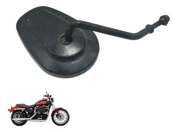 Espelho Esquerdo C/ Detalhes Harley 883 R Sportster 08-09