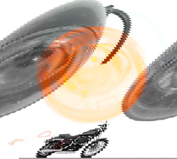 Pisca Diant C/ Detalhes Harley 883 R Sportster 08-09 Orig