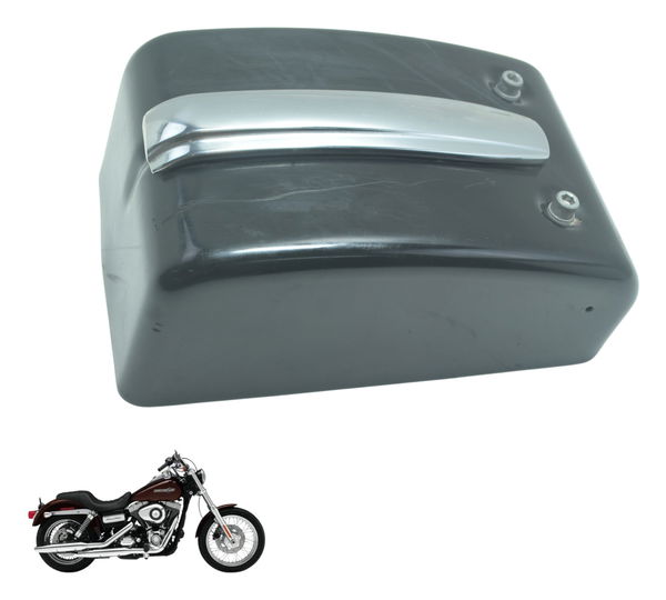 Carenagem Lat Esq C/ Det Harley Dyna Super Glide Fxdc 08-11 Preto