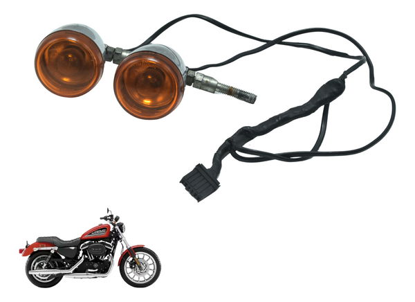 Par Pisca Diant C/ Plug Harley 883 R Sportster 08-09 Orig