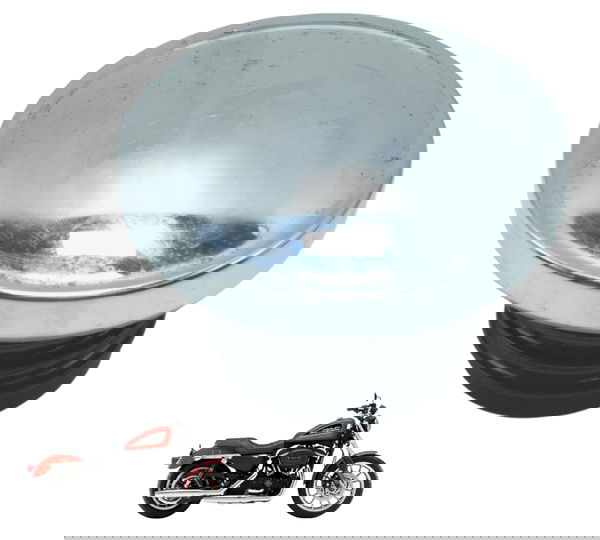 Tampa Tanque Harley 883 R Sportster 08-09 Original Prateado