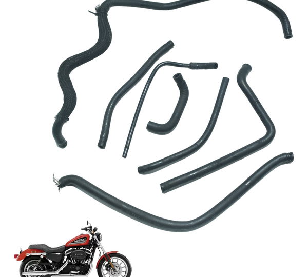 Kit Mangueiras C/ Avaria Harley 883 R Sportster 08-09 Orig