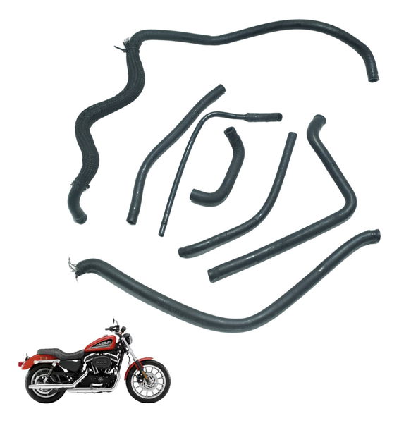 Kit Mangueiras C/ Avaria Harley 883 R Sportster 08-09 Orig