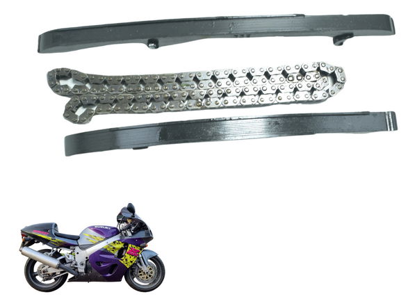 Kit Guia Tensor Corrente Comando Suzuki Gsx-r 750 Srad 96-98