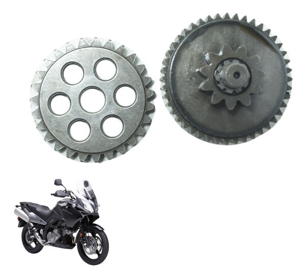 Par Engrenagem Redução Partida Suzuki Dl 1000 V Strom 06-12