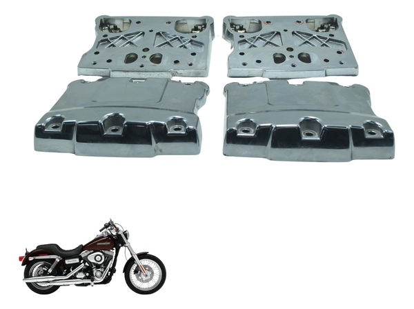 Jogo Tampa Cabeçote Harley Dyna Super Glide Fxdc 08-11 Orig