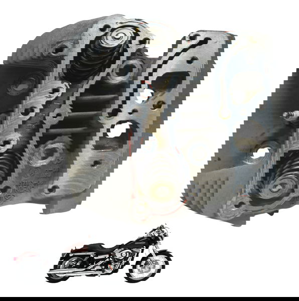 Cabeçote Traseiro Harley Dyna Super Glide Fxdc 08-11 Orig