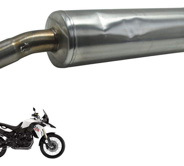 Ponteira Escape C/ Detalhes Bmw F 800 Gs 13-16 Original