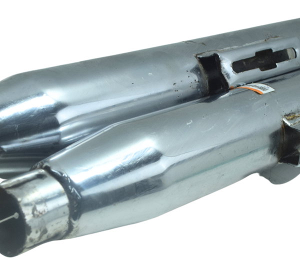 Ponteira C/ Avaria Harley Dyna Super Glide Fxdc 08-11 Prateado