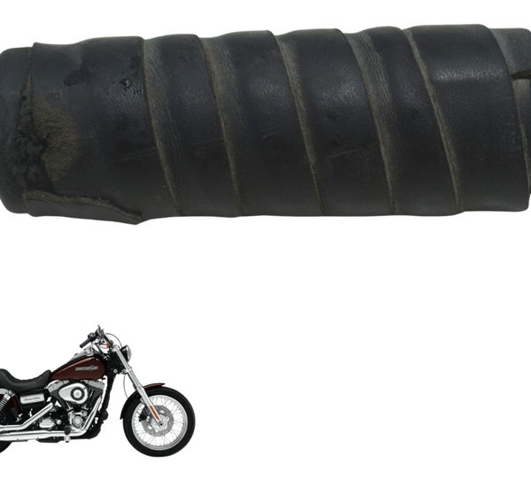 Manopla Dir C/ Avari Harley Dyna Super Glide Fxdc 08-11 Orig Preto