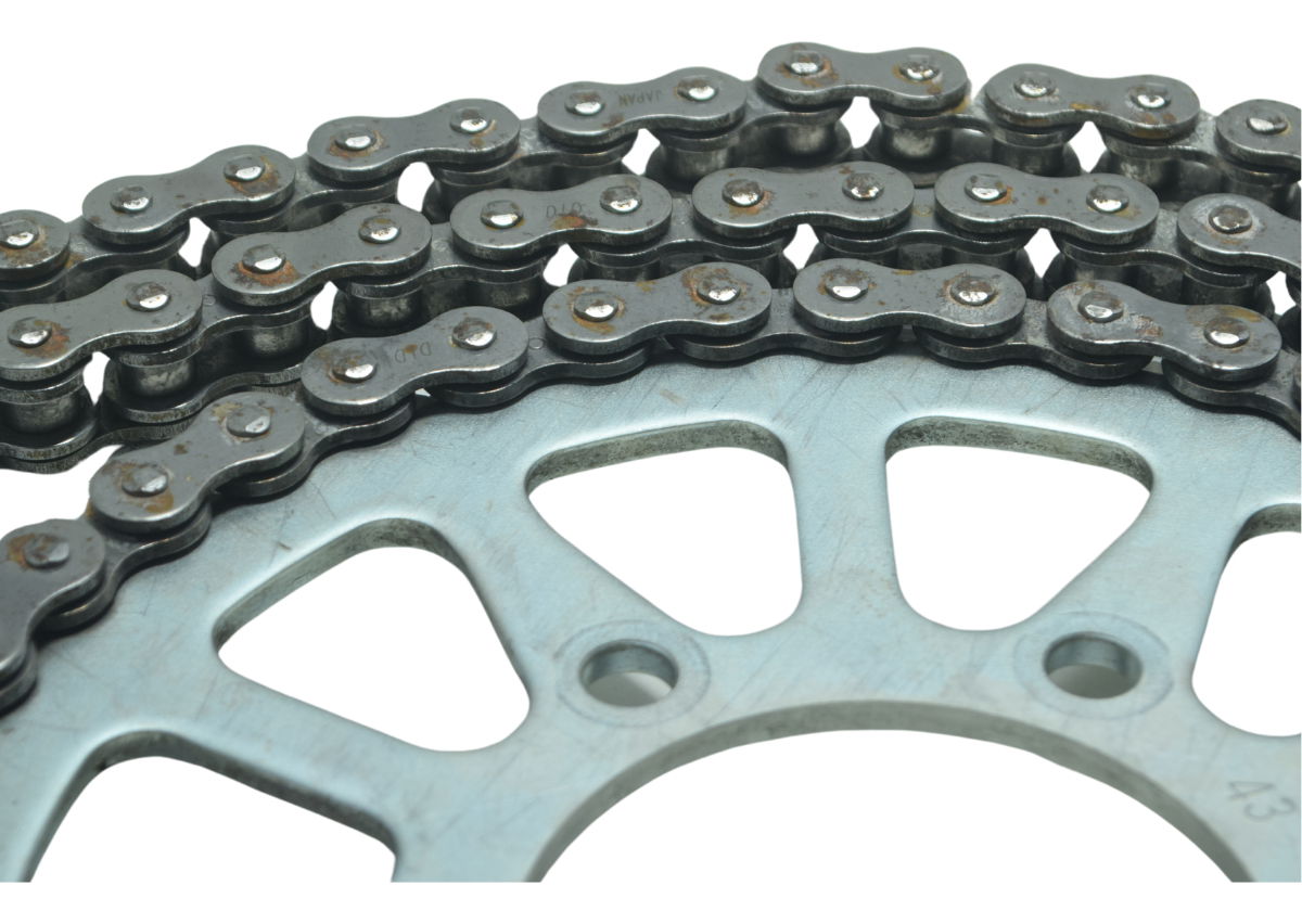 Kit Relação S/ Emenda Kawasaki Zx636 Zx 6r 19-24 Original Prateado