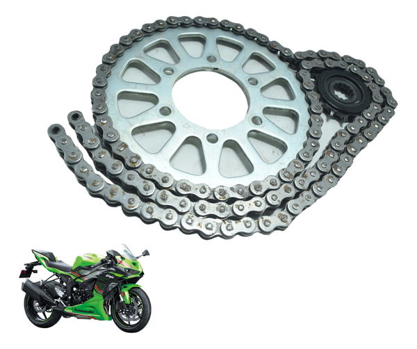 Kit Relação S/ Emenda Kawasaki Zx636 Zx 6r 19-24 Original