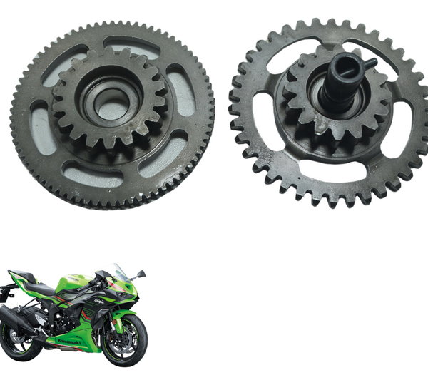 Par Engrenagem Redução Part Kawasaki Zx636 Zx 6r 19-24 Orig