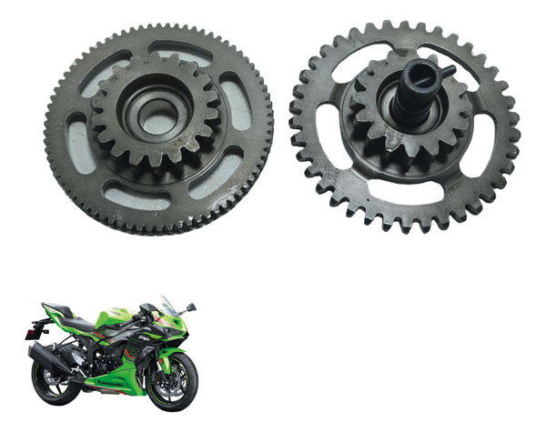 Par Engrenagem Redução Part Kawasaki Zx636 Zx 6r 19-24 Orig