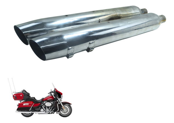 Ponteira Escape C/ Avaria Harley Electra Touring 08-13 Orig