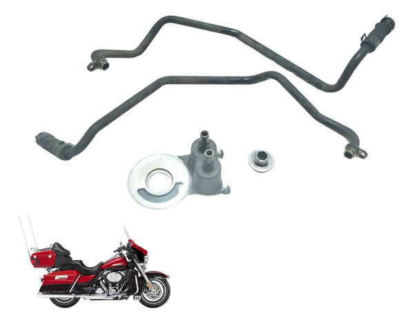 Kit Mangueira Suporte Filtro Ar Harley Electra Touring 08-13