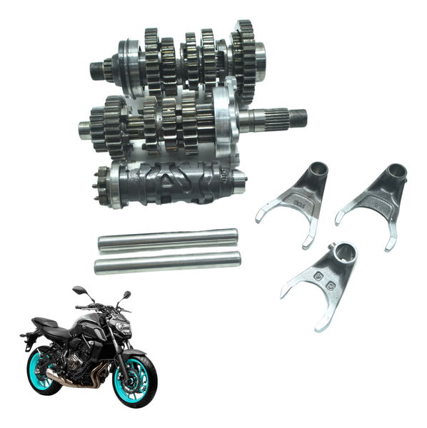 Caixa Marcha Cambio Completo Yamaha Mt 07 15-24 Original