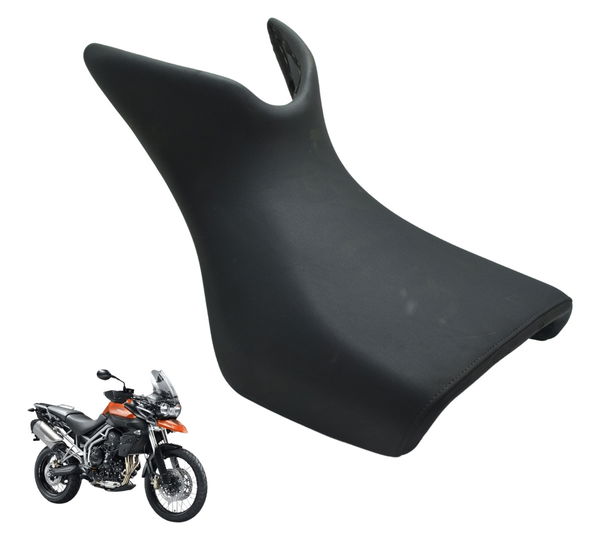 Banco Dianteiro C/ Avaria Triumph Tiger 800 13-14 Original Preto