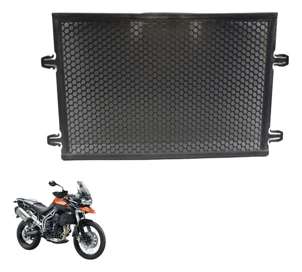 Grade Proteção Radiador Triumph Tiger 800 13-14 Original Preto