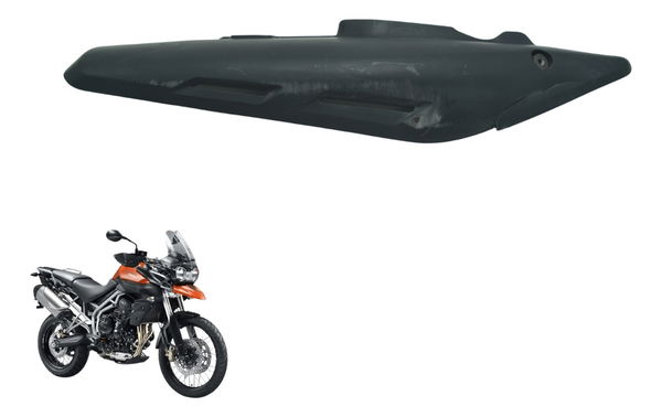 Capa Proteção Ponteira Escape Avaria Triumph Tiger 800 13-14