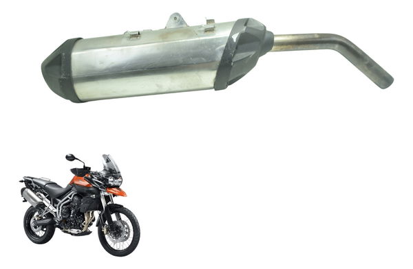 Ponteira Escape C/ Detalhes Triumph Tiger 800 13-14 Original